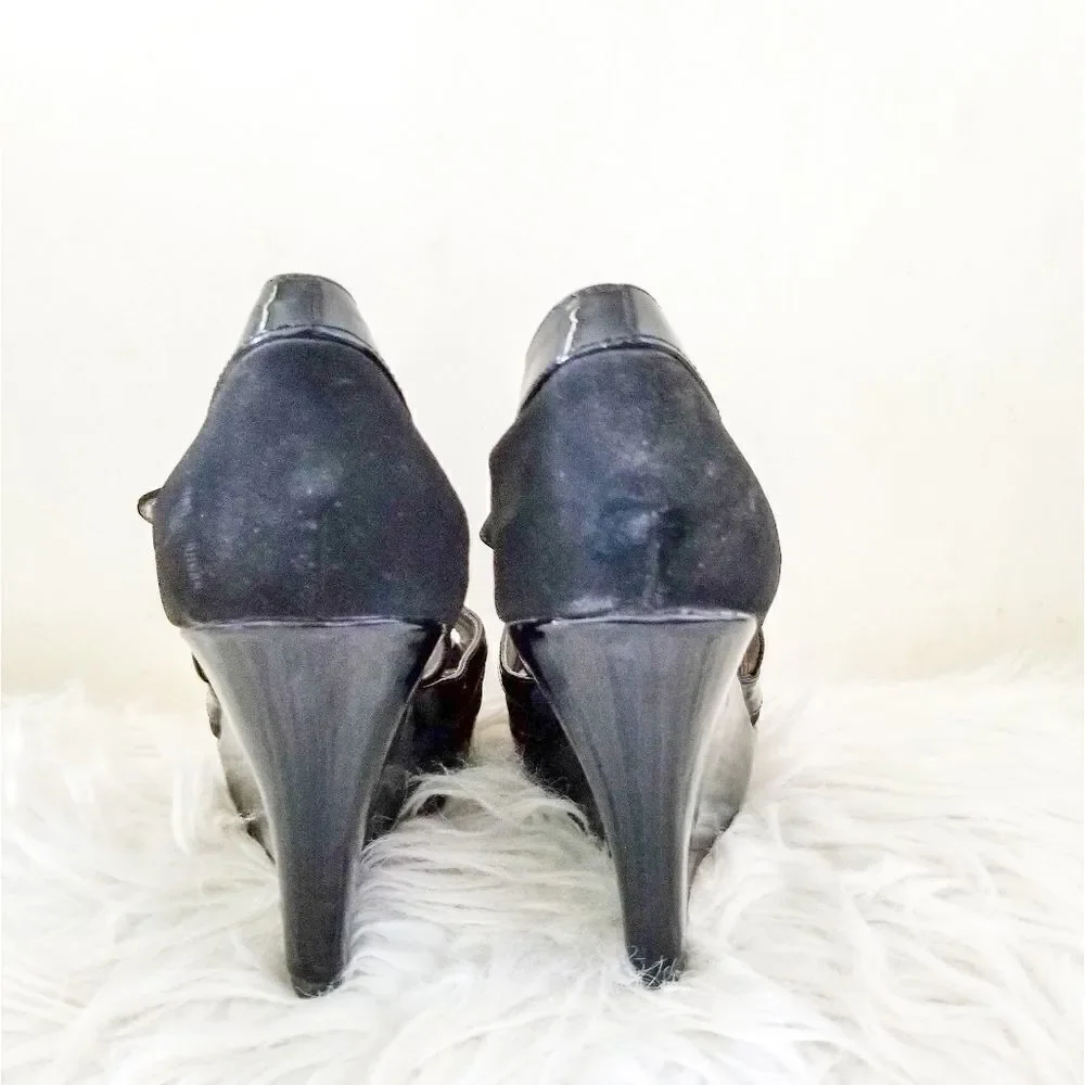 Unlisted Mary Jane style wedge shoe